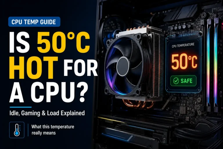 Is 50°C Hot for a CPU? Idle, Gaming & Load Explained (2026)